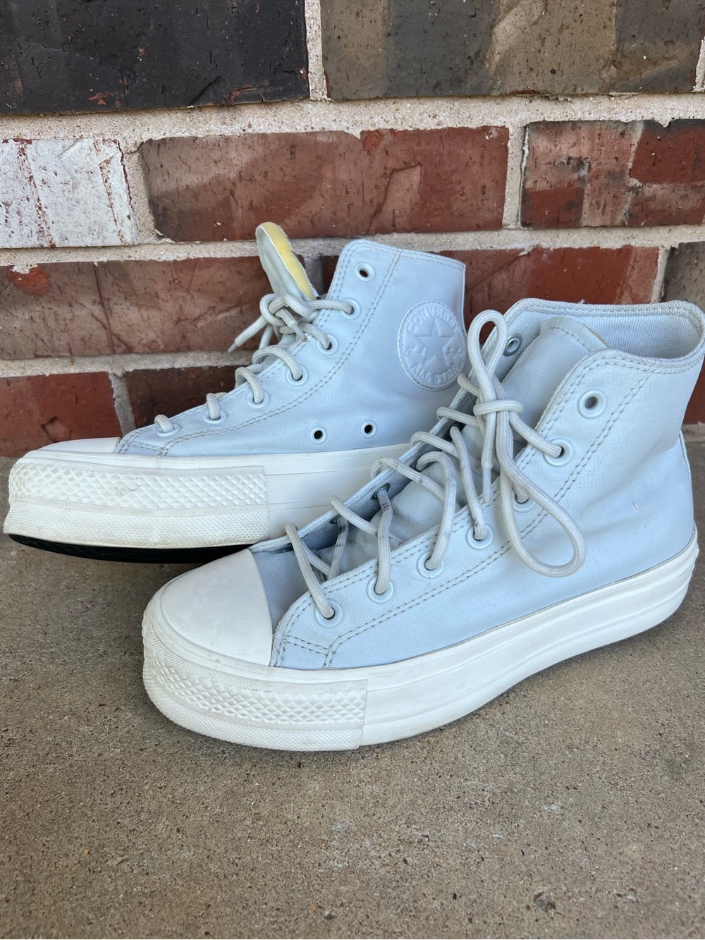 Women’s Converse Chuck Taylor All Star Lift Lux Moonbathe Egret Shoes Size 7.5